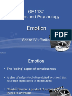 GE1137 Movies and Psychology: Emotion