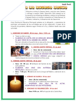 Actividades para Semana Santa