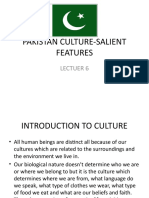 Lecture 6 The Culture of Pakistan