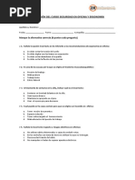 Evaluacion - Seguridad en Oficinas y Ergonomia