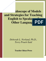 A Kaleidoscope of Models and Strategies For Teaching English To Speekers of Other Languages by Deborah LNorland &amp Terry Pruett Said