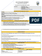 New Obe Template Syllabus Field Study 2