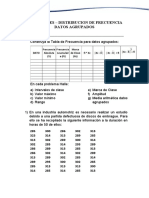 Taller de Frecuencia Datos Agrupados