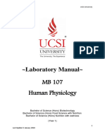 Lab Manual Human Physiology