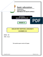 English FAL P3 Grade 10 Nov 2018