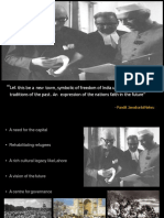 Let This Be A New Town, Symbolic of Freedom of India Unfettered by The Traditions of The Past. An Expression of The Nations Faith in The Future"