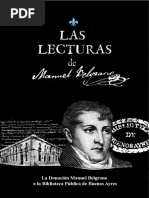 Las Lecturas de Manuel Belgrano. La Donación A La Biblioteca Pública de Buenos Ayres