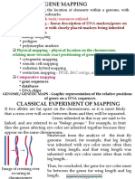 Genetic Mapping - Linear Description of DNA Markers/genes On