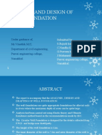 Analysis and Design of Well Foundation