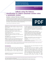 Audit and Feedback Using The Robson Classification