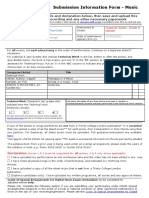 Submission Information Form Music Secure