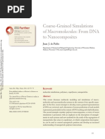 Coarse-Grained Simulations of Macromolecules: From DNA To Nanocomposites