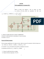 TD 02 Partie 02 Amplificateur À Transistor FET