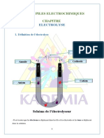 Fiche Sur Lélectrolyse