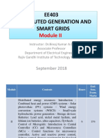 Distributed Generation and Smart Grids Module 2