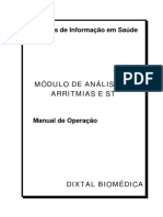 Manual Do Módulo de Análise de Arritmia e ST