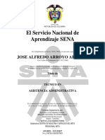 Diploma Sena Jose