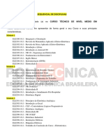 Sequencial de Disciplinas Eletrotécnica