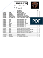 Sriracha Fuzz: Part Number Component Description QTY