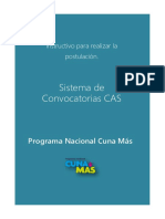 Instructivo de Postulación CAS