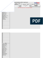 Fabm2: Input Data Sheet For SHS E-Class Record