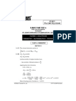 B.Mat Part Test 6: IIT 2011 PT6/CMP/P (I) /SOLNS