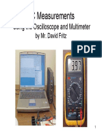 AC Measurements Using The Oscilloscope and Multimeter by Mr. David Fritz