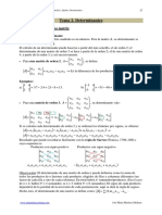 Determinantes Teoría y Problemas Resueltos