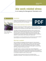 How To Tackle Work-Related Stress: A Guide For Employers On Making The Management Standards Work