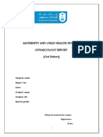 GYN OUT REPORT - نسخة