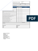 PRL-CL-GT-02 - REV 00 Check List Área Trabajo Pique y Tunel Linner