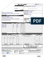 Bill of Lading