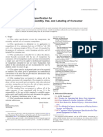 Components, Assembly, Use, and Labeling of Consumer Trampolines