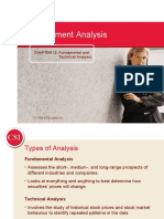 Investment Analysis: CHAPTER 13: Fundamental and Technical Analysis