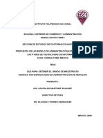 Tesis Modelo de Administracion Estrategica Leopoldo Martinez