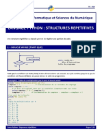 5 Python Structures Répétitives