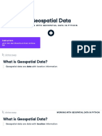 Geospatial Data: Instructors