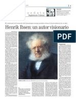 Henrik Ibsen Un Autor Visionario