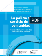 La Policía Al Servicio de La Comunidad. Guía de Abordaje Policial para La Ciudadanía