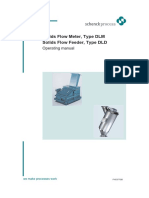 Solids Flow Meter, Type DLM Solids Flow Feeder, Type DLD: Operating Manual