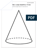 3 AÑOS Sólido o Cuerpo Geométrico EL CONO LUNES 22 DE MARZO