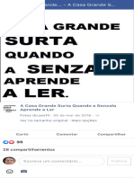 A Casa Grande... - A Casa Grande Surta Quando A Senzala Aprende A Ler