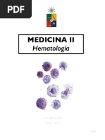 Resumen Hematología UChile Medicina Interna