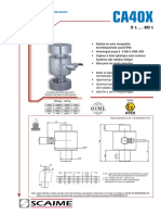 CA40X. 5 T... 60 T. Capteurs de Pesage - Compression Compression Load Cells. Option. Câblage - Wiring