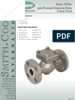 Series 25316 Flanged Check Valve