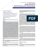 Effect of Dietary Supplementation of Cymbopogon Citratus Oil On The Haematology and Serum Biochemical Parameters of Broiler Chicks