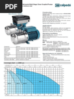 Construction: Horizontal Multi-Stage Close Coupled Pumps