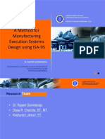 A Method For Manufacturing Execution Systems Design Using ISA-95