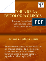 Historia de La Psicologia Clinica