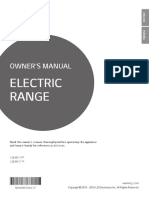 Electric Range: Owner'S Manual